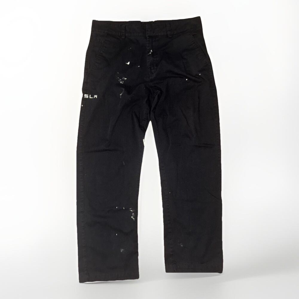 Tesla Utility Pants Black 36x30 Distressed USA Workwear